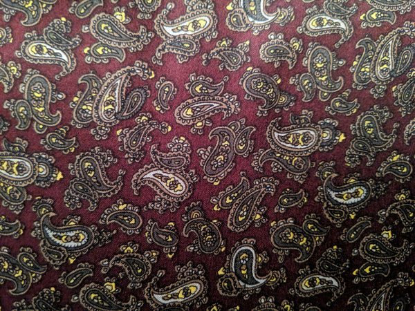 ascot tie for sale red paisley