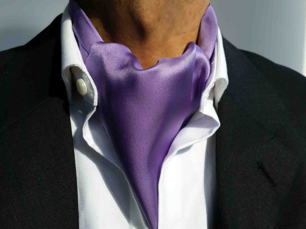 Silk Ascots for sale: Purple