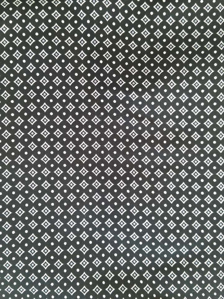 Silk Ascot Black Pattern