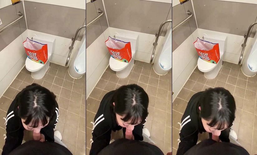 sex noelfhoney Em gái lút lút bú mút tại wc nam trong siêu thị
